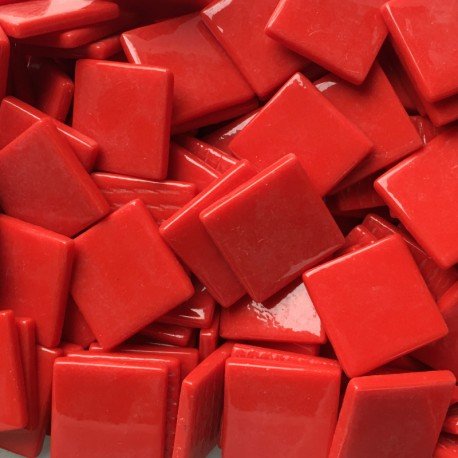 Pâte de Verre 25mm Helder Rood