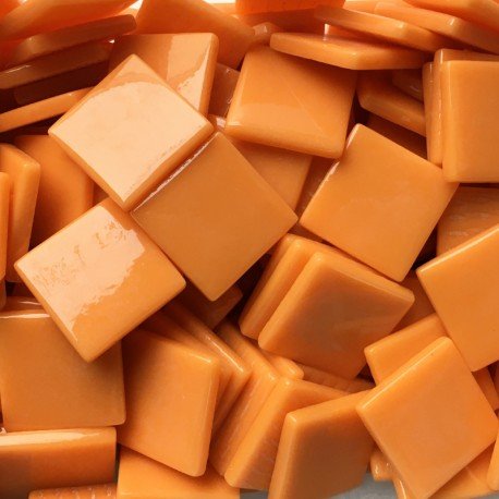 Pâte de Verre 25mm Opaaloranje