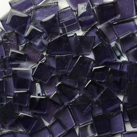 Verre Mosaique - glass mosaic -Glasmosaik-glasmozaïek-Transparante Glaspuzzels Ultraviolet - mosaicshop