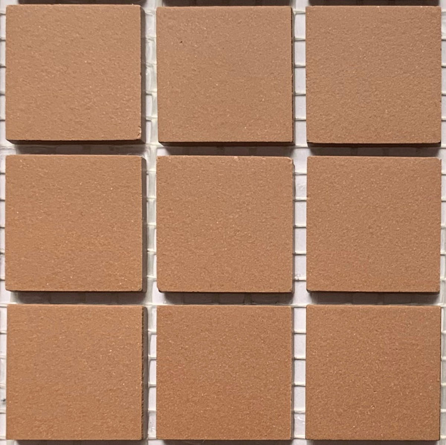 Winckelmans Havane – teselas de mosaico mates de 20x20 mm sobre malla