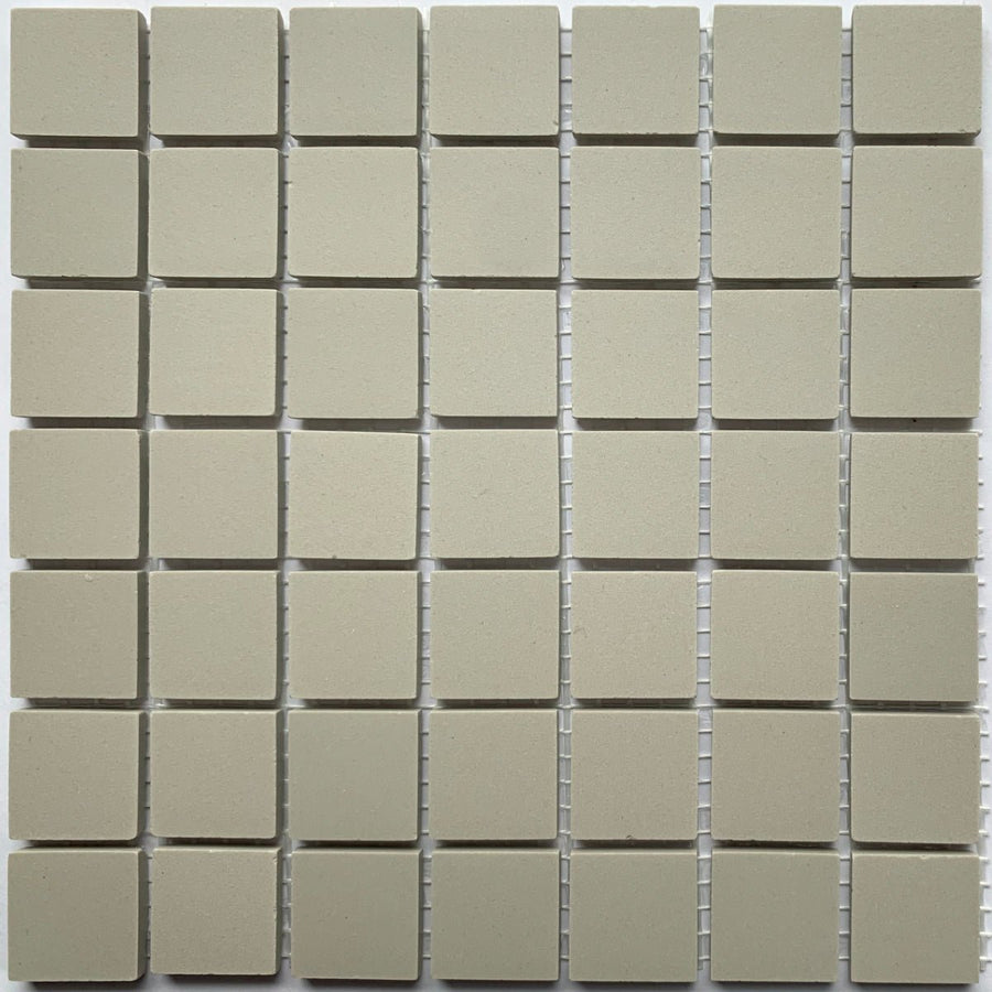 Winckelmans Perle – teselas de mosaico mates de 20x20 mm sobre malla
